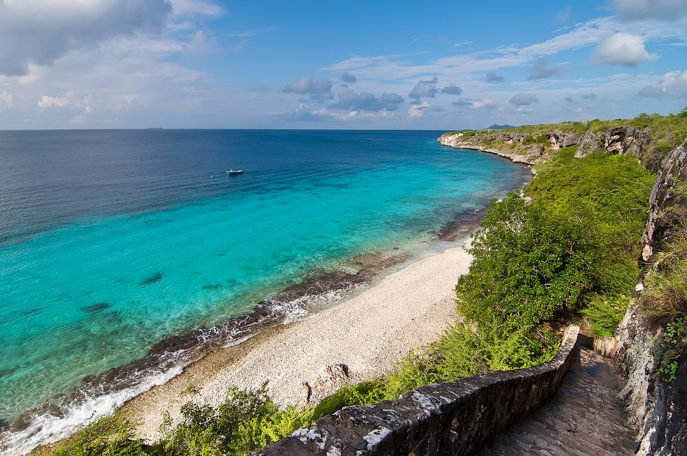 1000-steps pictured from aboven on bonaire