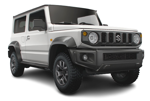 Image of a Suzuki Jimny, captured from the front right side, showcasing its design and features.