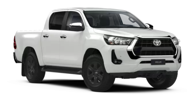 A Toyota Hilux 4x4 automatic transmission pickup, perfect for a holiday on the island.