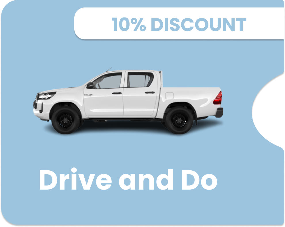 Promotional image to receive discount on kitesurf lessons and gear rental when you rent a pickup at pickup rental bonaire.